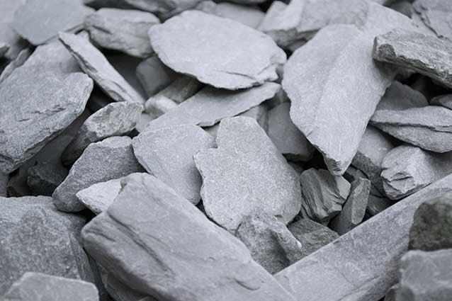 40mm Blue Slate Chippings