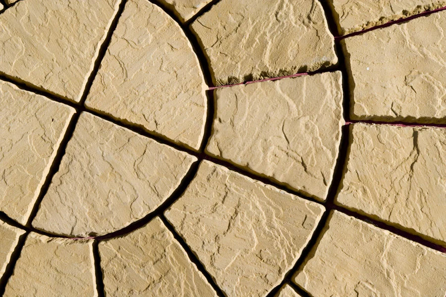 Cathedral Circle Paving Patio Kit - Barley