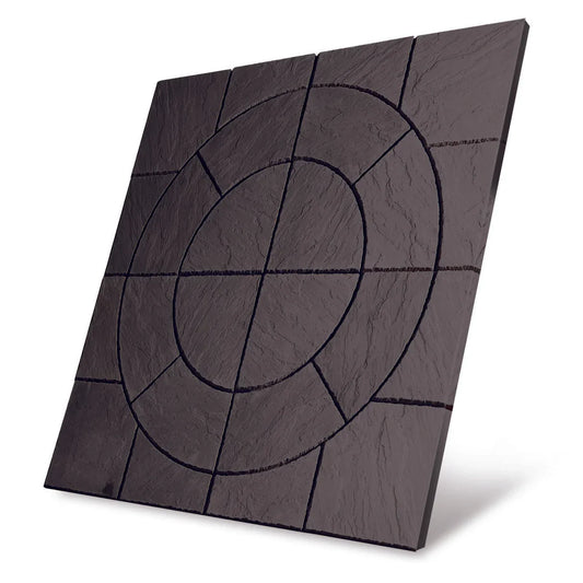 Chalice Circle Patio Paving Kits - Welsh Slate - 3.24m²