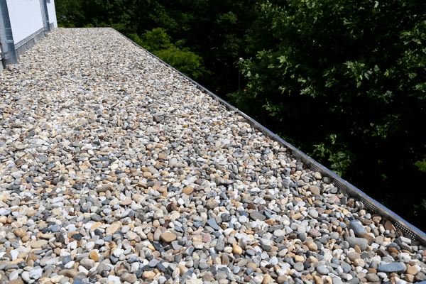 40mm Rounded Roofing Gravel
