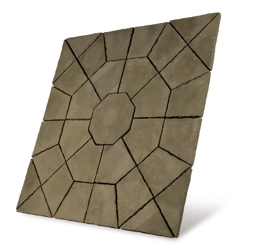 Stratford Octagon Patio kit 5.06m2 Antique