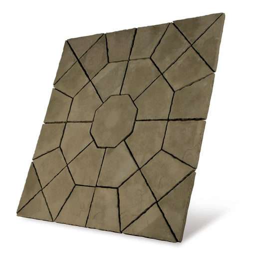Stratford Octagon Patio kit 5.06m2 Antique